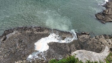 Miambiente detecta descargas ilegales de pintura al mar desde un PH en Punta Paitilla