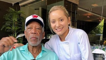 El actor Morgan Freeman está en Panamá