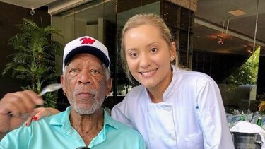 El actor Morgan Freeman está en Panamá