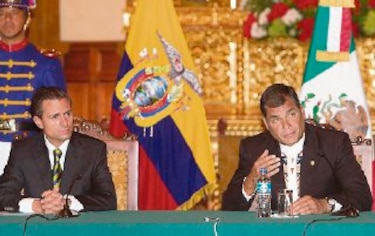 Ecuador y México firman acuerdo para afianzar relaciones