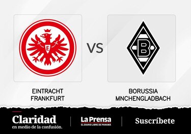 Borussia Mönchengladbach se enfrentará esta noche de local a Eintracht Fráncfort