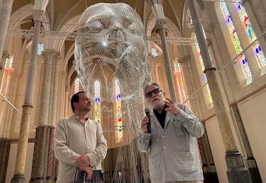 Jaume Plensa pide ‘silencio’ al mundo con una exposición en una iglesia de Montpellier