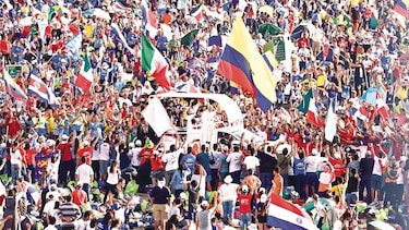Una marea humana convocada por el papa