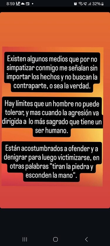 Esta fue la reacción del diputado Jairo Salazar tras agredir a su colega Betserai Richards