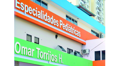 CAT de hospital pediátrico, dañado