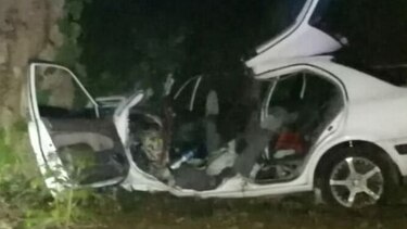 Cinco heridos en accidente en Los Santos