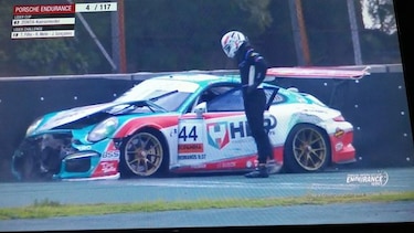 El piloto panameño Marcus Vario sufre accidente en Brasil; aquí el video