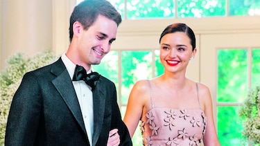 Miranda Kerr se compromete con Evan Spiegel