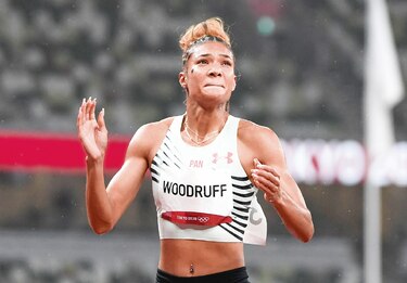 Gianna Woodruff y Alonso Edward prometen estar para el mundial de atletismo