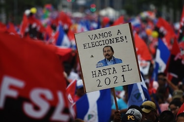 Ortega descarta adelantar elecciones pese a presión de la oposición