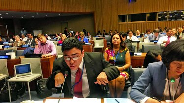 Juanpi Dolande y Majo Paiz llevan su mensaje a la ONU