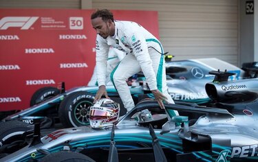 Hamilton está cerca de igualar los cinco títulos del argentino Fangio