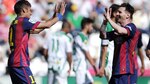 Luis Suárez, con tres, y Messi, con dos, lideran goleada del Barsa