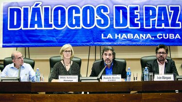 Sin conciliar sitios para guerrilleros