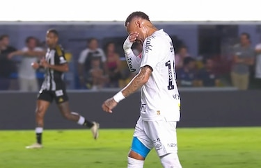 Neymar se vuelve a lesionar en el muslo izquierdo