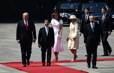 Trump es el primer mandatario extranjero en reunirse con el emperador Naruhito