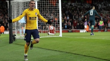 Atlético saca un empate en campo del Arsenal