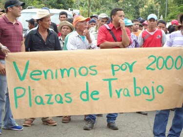 Trabajadores de Campos de Pesé impiden paso a propiedad de presidente Varela