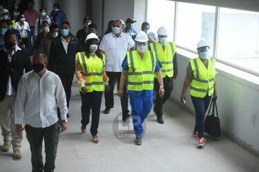 Evalúan el estado de las estructuras de la Ciudad de la Salud, donde esperan contar con cerca de 300 camas para pacientes con la Covid-19 