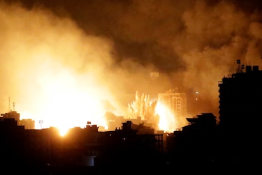 La contraofensiva del ejército israelí ataca más de 1,700 objetivos en Gaza