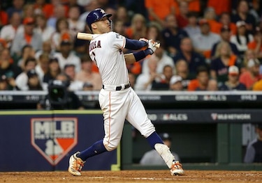 Cuadrangular de Correa empata la serie entre los Astros de Houston y los Yankees de Nueva York