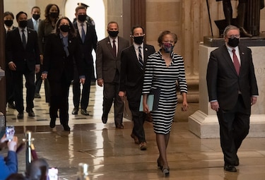 Acta de acusación contra expresidente Trump llega al Senado de Estados Unidos