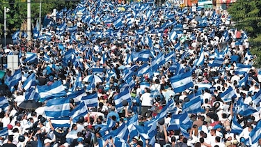 Nicaragüenses marchan por el cese de la represión