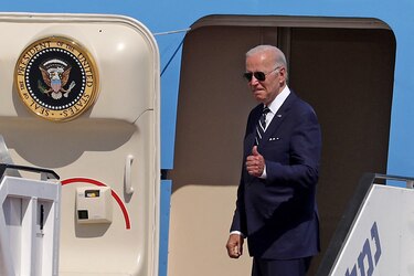 Biden realiza histórico vuelo desde Israel hacia Arabia Saudita
