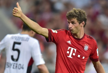 Bayern Múnich vence al Leverkusen con dos goles de Mueller