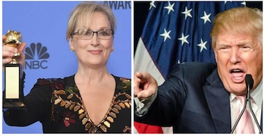 Donald Trump ataca con serie de tuits a Meryl Streep por discurso en Globos de Oro