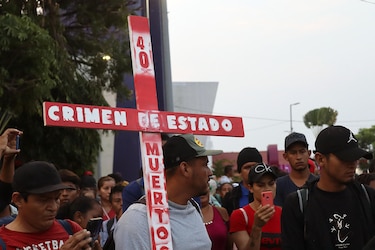 Parte ‘viacrucis’ migratorio con 5 mil migrantes desde el sur de México