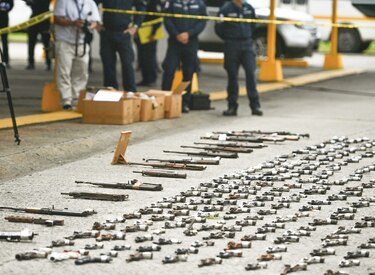 El 81% de los crímenes se cometieron con armas de fuego