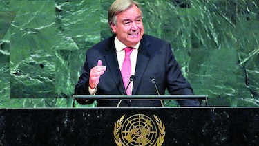 Guterres pide el cese de la violencia en Irán
