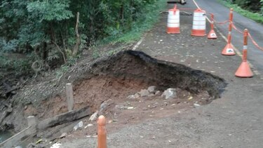 Los Santos: lluvias afectan vía Llano de Piedras-Tonosí