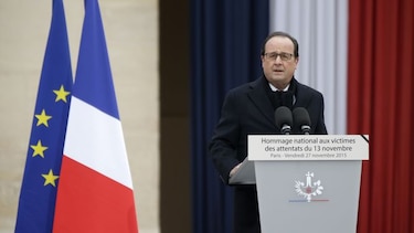 Hollande: 'Francia hará lo posible para 'destruir' al ejército de fanáticos'
