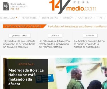 Yoani Sánchez lanzó 14ymedio, primer medio independiente en Cuba