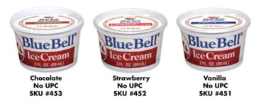 Aupsa da a conocer alerta de la FDA sobre helados Blue Bell