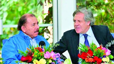 Ortega se reúne con Luis Almagro