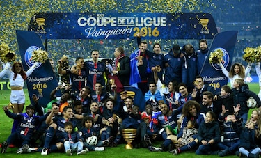 PSG conquista la Copa de la Liga con goles de Pastore y Di María