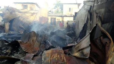 Varias familias damnificadas por incendio en Río Alejandro, Colón