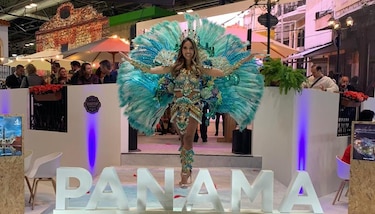 Carnaval, folclore y el sombrero pintao panameño en la feria de turismo de  Madrid