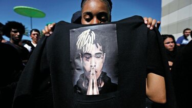 Miles en funeral de XXXTentacion