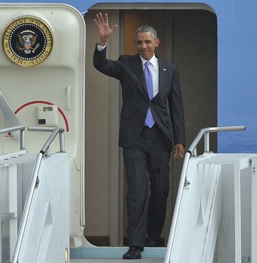 Barack Obama llega a Etiopía