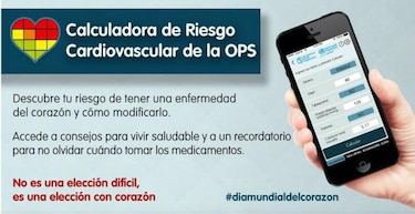 OPS celebra Día Mundial del Corazón con aplicación móvil
