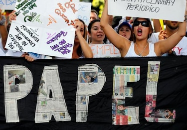 SIP apoya marcha de protesta en Caracas por no poder importar papel prensa