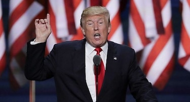 Aclamado por los republicanos, Trump  promete a Estados Unidos orden y seguridad