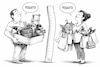 Acompañar a la esposa de compras: deporte extremo sin entrenamiento