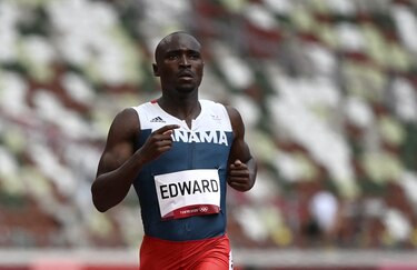 COP reporta que Alonso Edward sufrió una ‘distensión muscular’ en la semifinal de los 200 metros