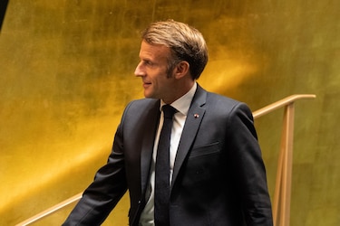 Macron quedó atrapado en una calle de Nueva York y Trump no lo pudo ayudar