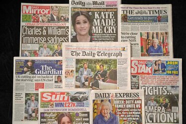 Entrevista de Enrique y Meghan cae como una bomba sobre la monarquía británica